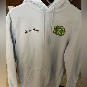 Light blue men’s hoodie